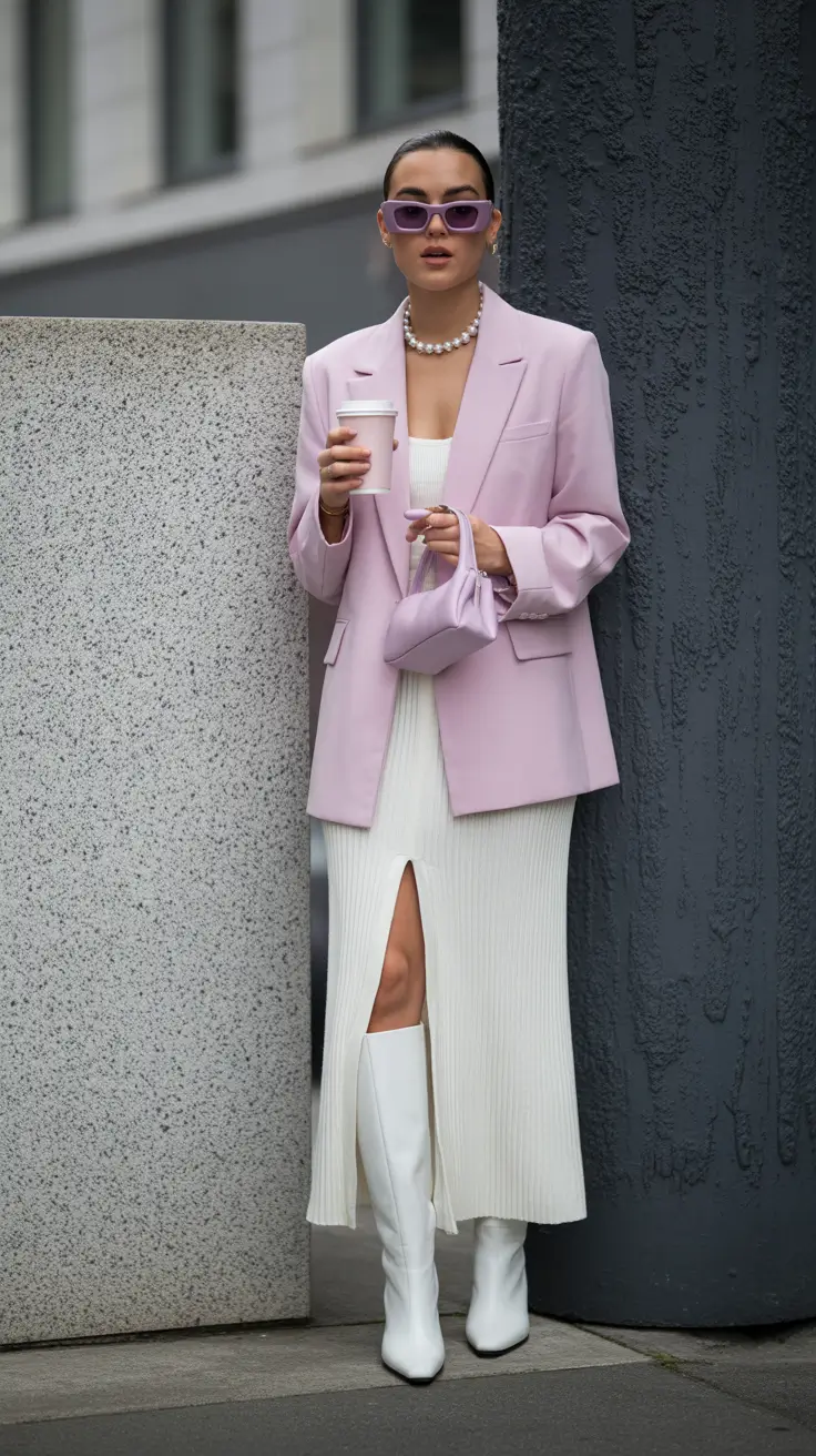 fall fashion outfits Lavender Polish with Urban Ease