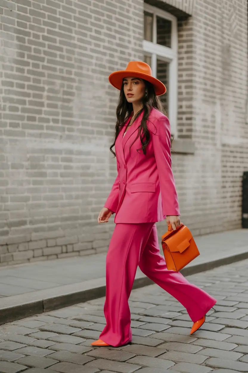fall fashion outfits Color Clash, But Make It Couture