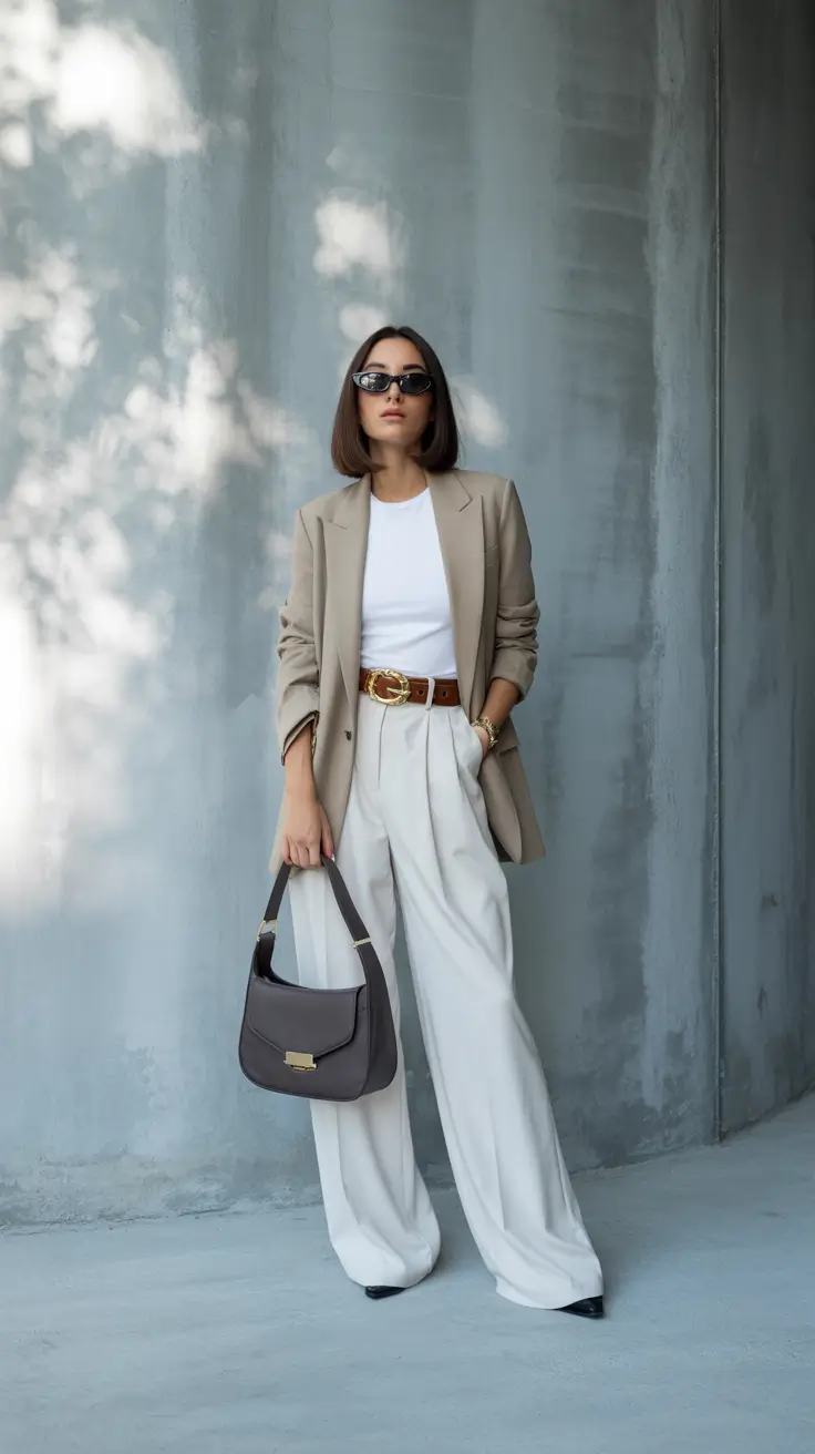 fall old money outfits Minimalist Neutrals Maximal Impact