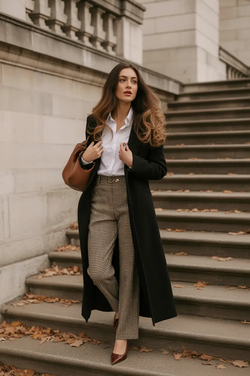 fall old money outfits Timeless Walks Office Drama