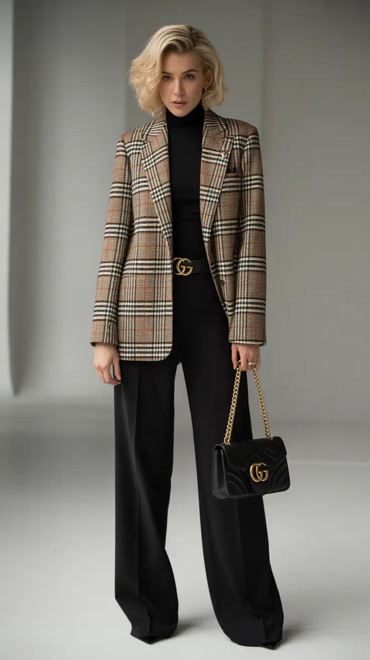 fall old money outfits Checkmate in Heritage Tones