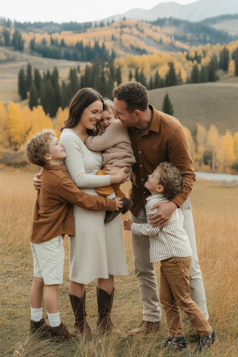 fall family pictures outfits Meadow Tones & Tall Boots Energy