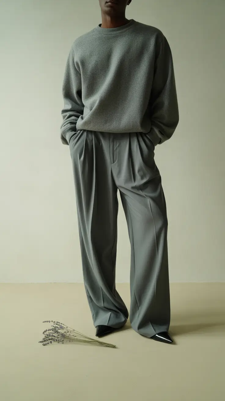 fall outfits for men Cool and Clean in Monotone Grey