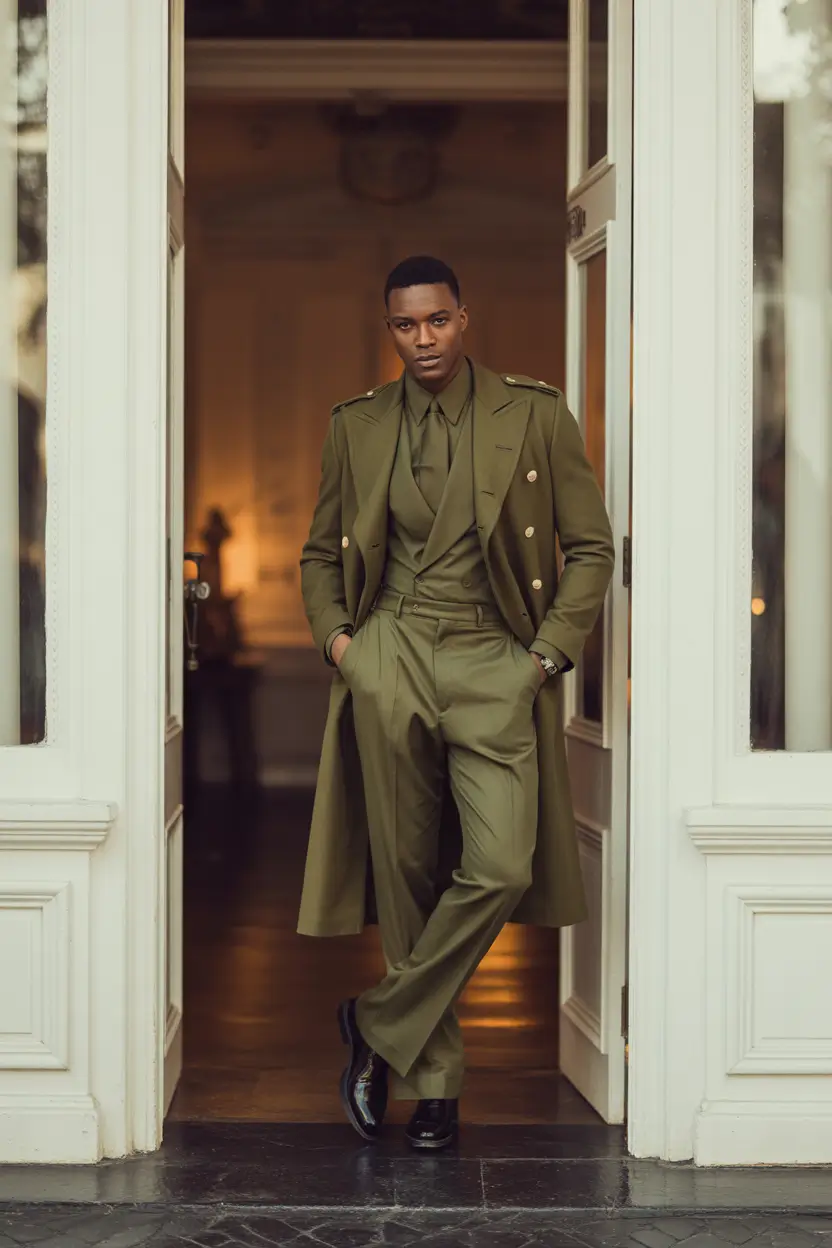 fall outfits for men Military Tailoring, Reimagined