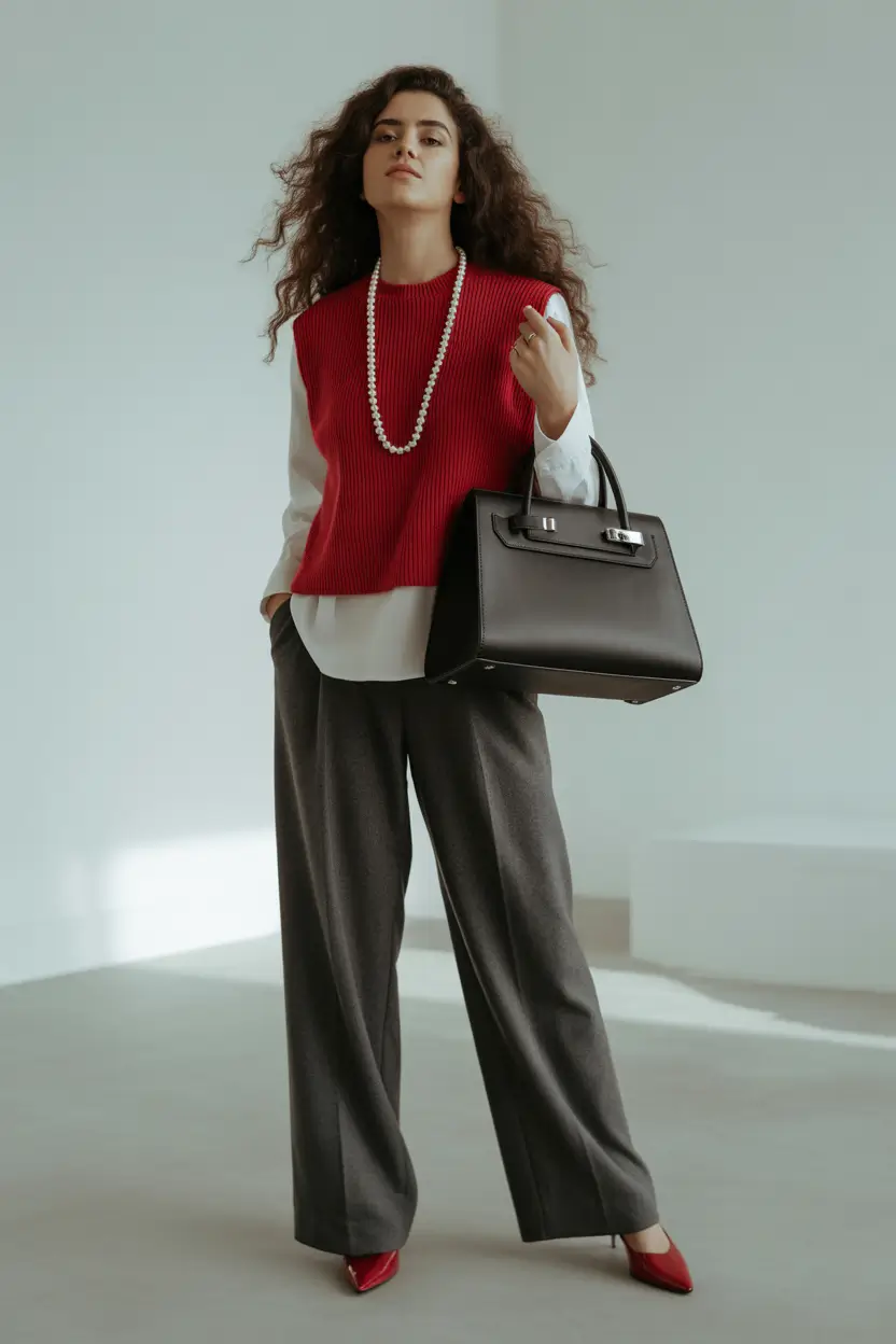 fall outfits Boardroom Rebel with a Parisian Twist
