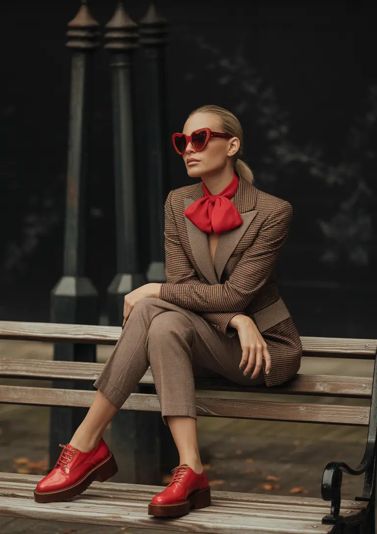 fall outfits Power Prep with a Heart-Shaped Attitude