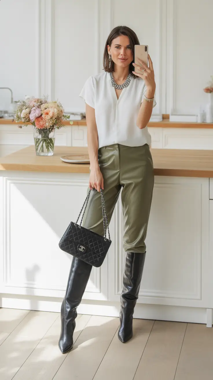 fall outfits with boots Weekend Glam
