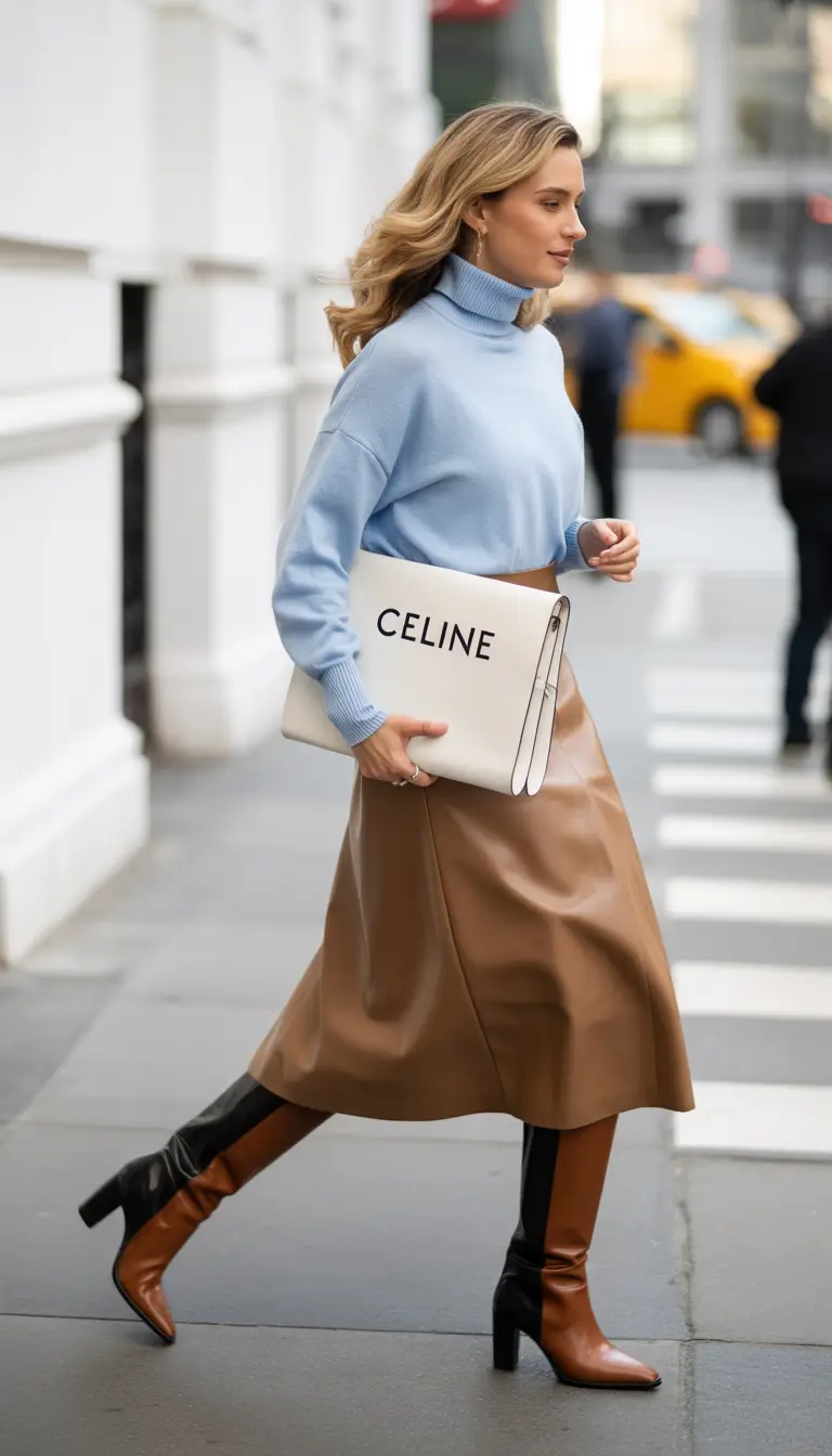 fall outfits with boots City Sleek