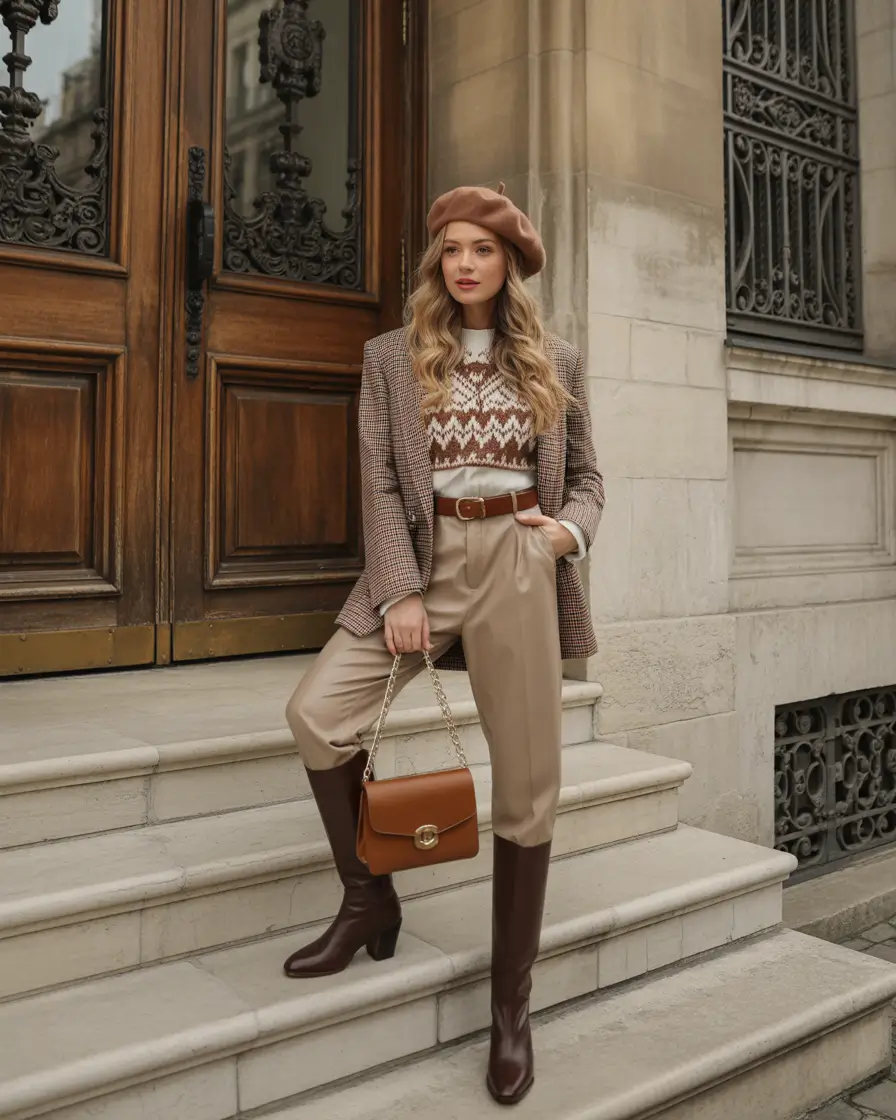 fall outfits with boots Parisian Heritage