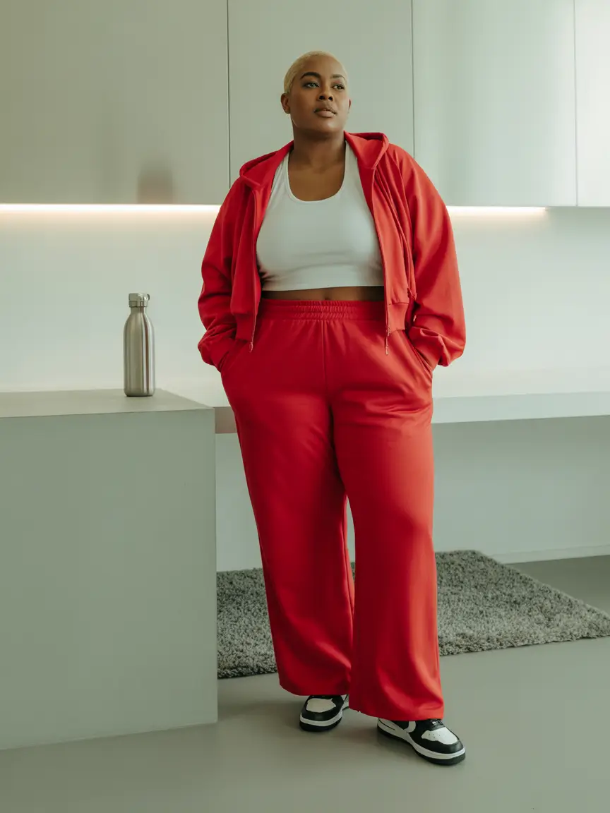fall plus size outfits ideas 2025 Sporty Spice With Soft Edges