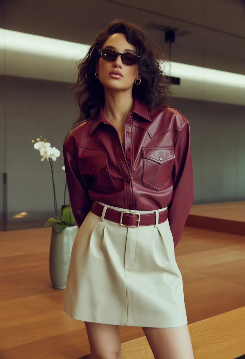 fall fashion inspo for women Wine Tones and Creamy Neutrals