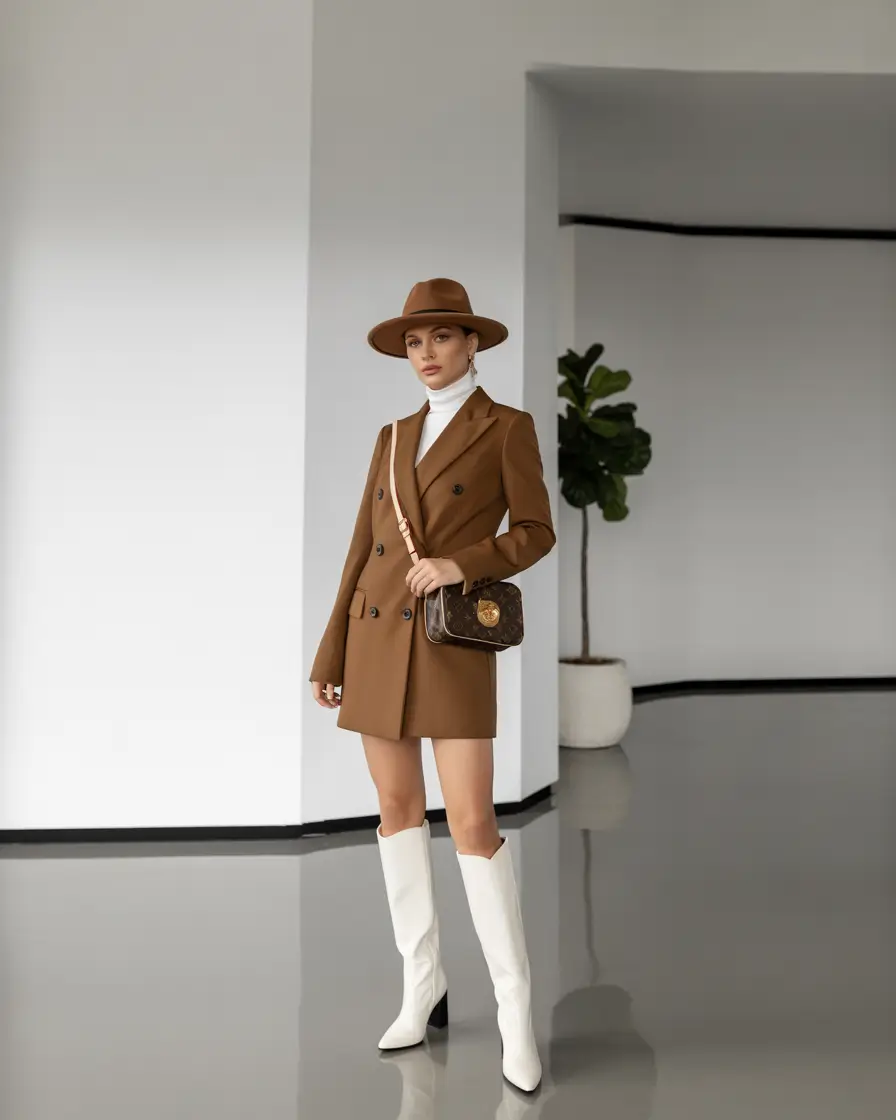 fall fashion inspo for women Western Minimalism in City Neutrals