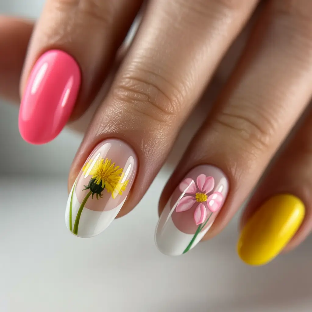 Floral Nail Ideas to Bloom in Summer 2025+Botanical Color Story