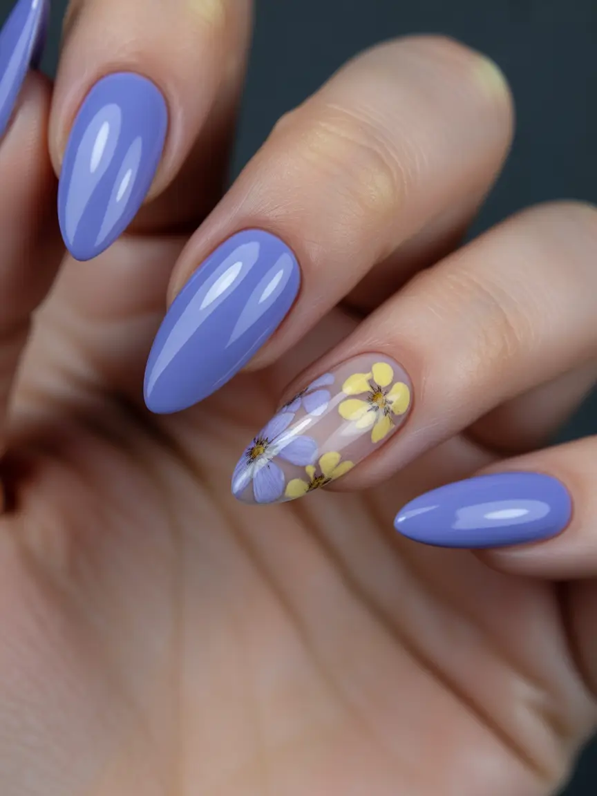 Floral Nail Ideas to Bloom in Summer 2025+Periwinkle Petal Press