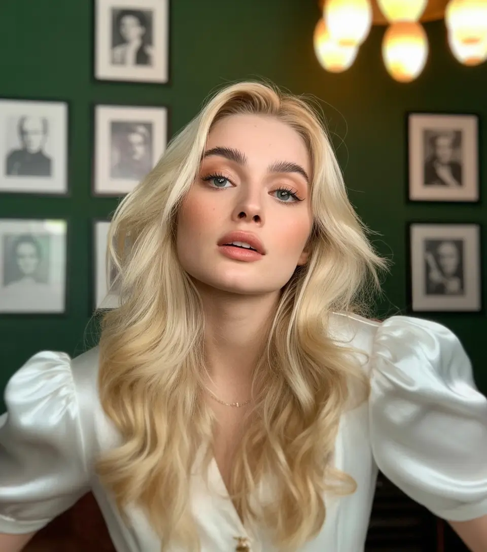 August haircuts Layered Angel Waves with Soft Part