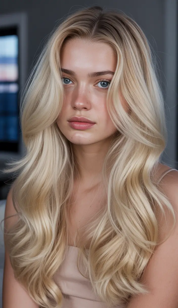 August haircuts+Golden Barbie Blonde with Soft Bombshell Energy