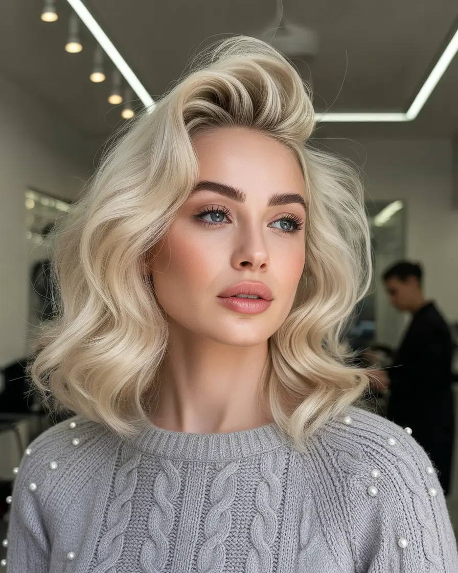 August haircuts Polished Retro Roll Meets Modern Waves