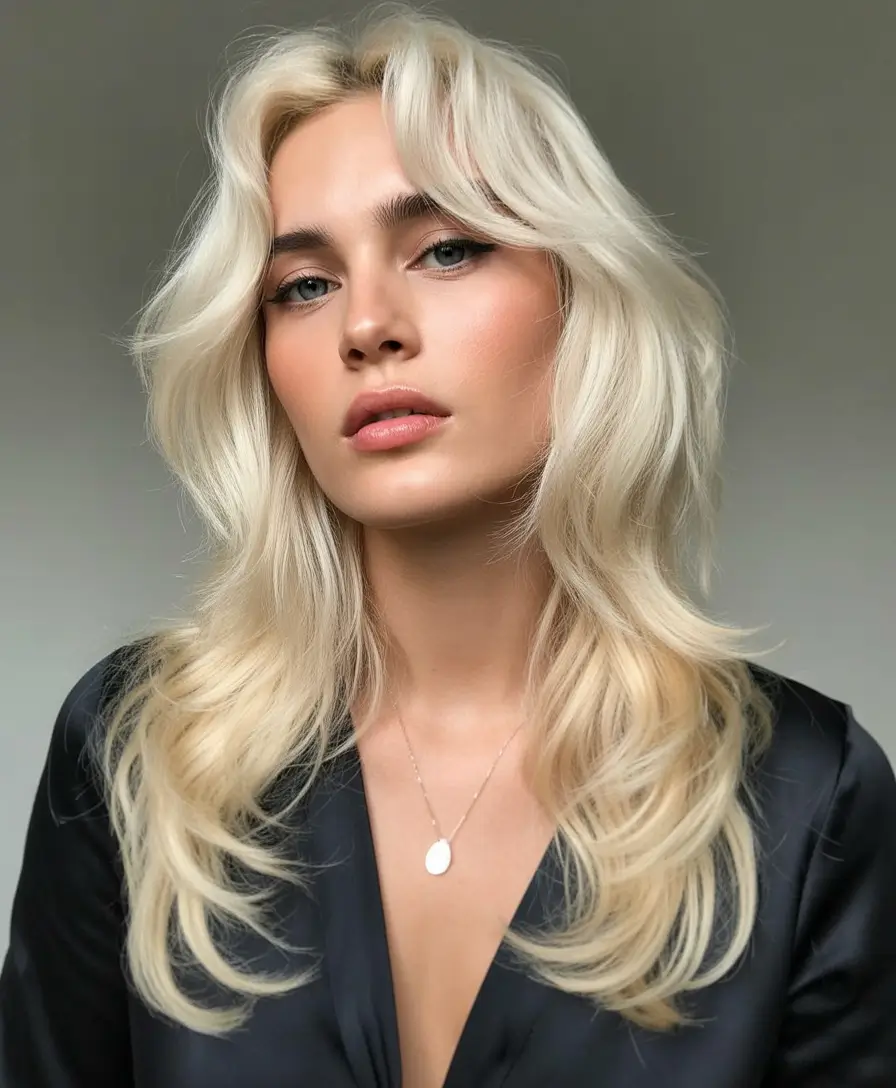 August haircuts Feathered Layers with Vintage Fringe