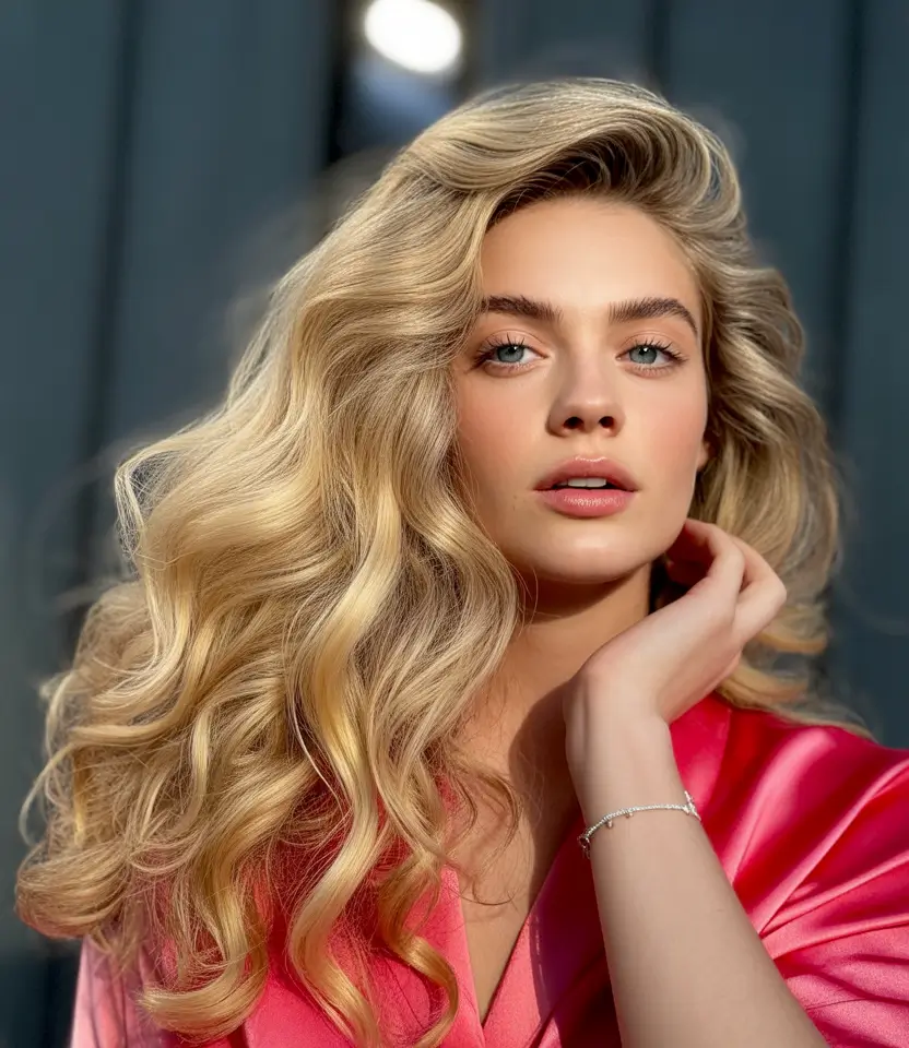 Fall hair color Classic Hollywood Blonde with a Fall Revival