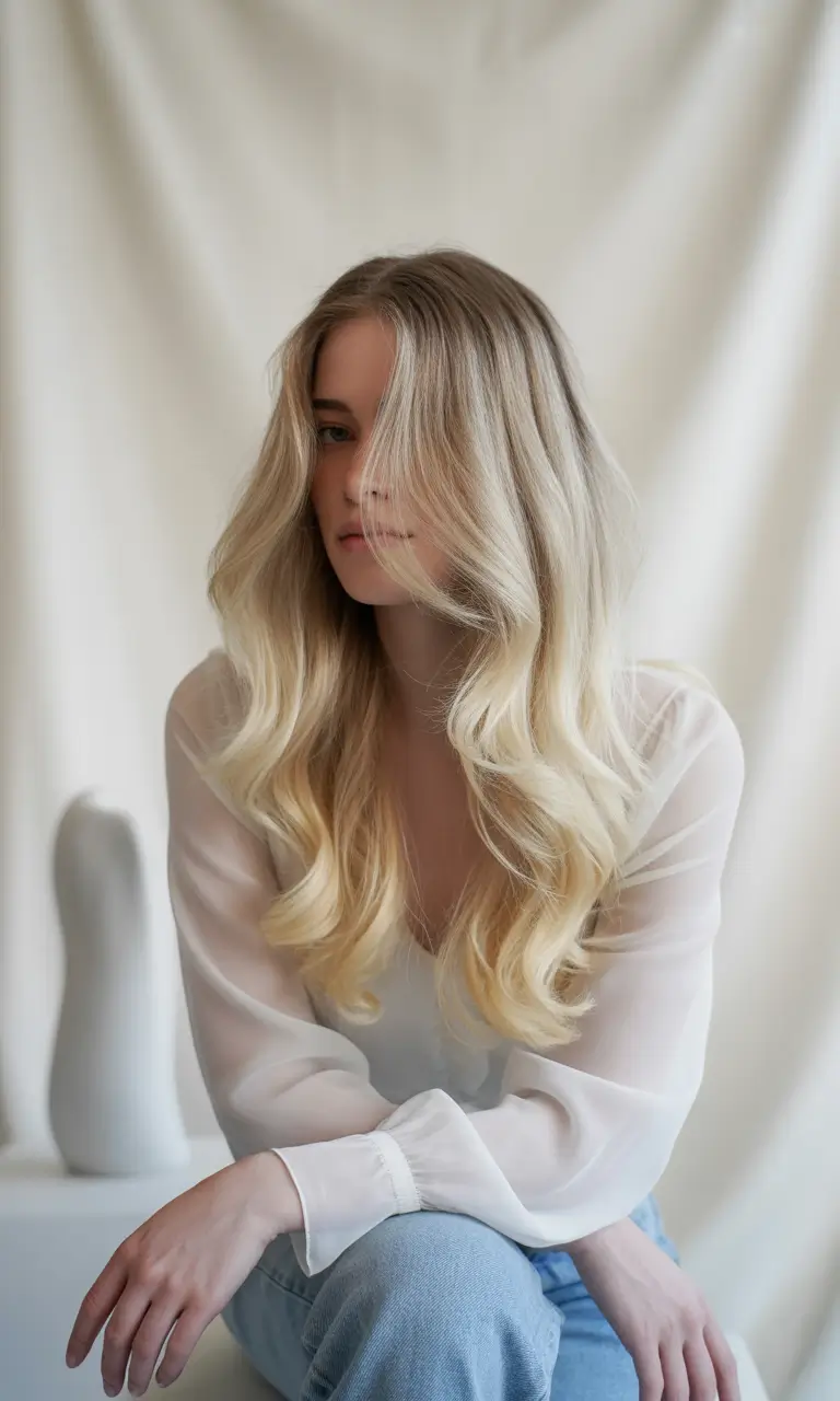 Fall hair color Cool-Toned Blonde for the Minimalist Heart