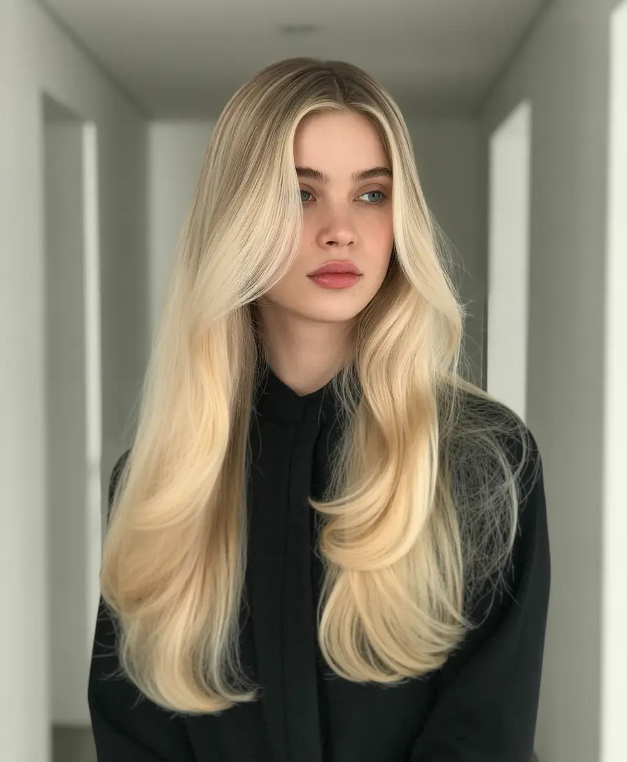 Fall hair color+Vanilla Swirl Layered Length