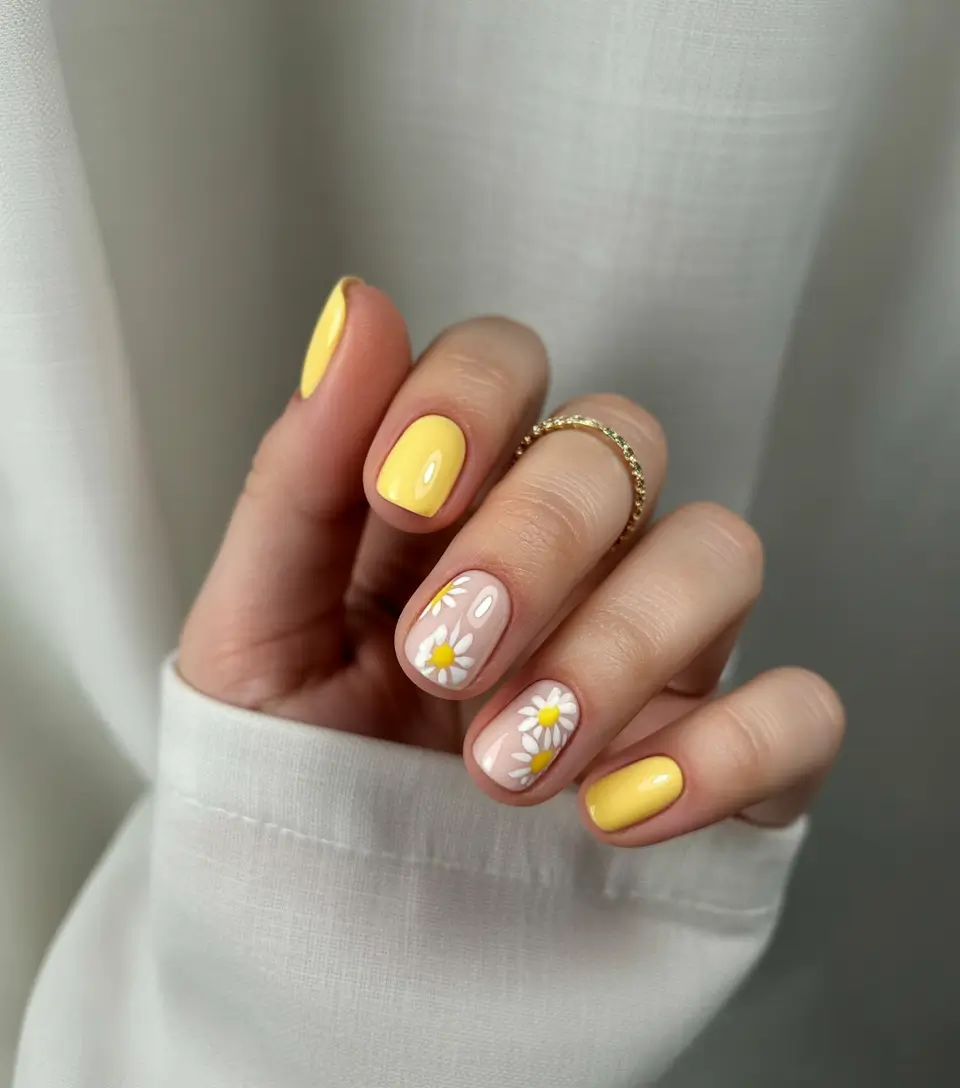 2025-short-nails-dip-daisy-manicure
