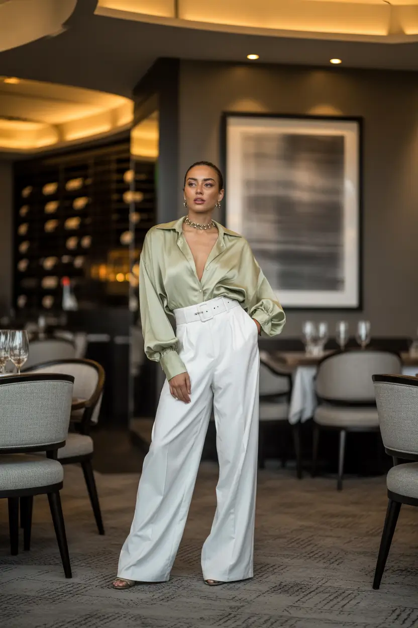 cute fall outfits for women Satin for the Spotlight