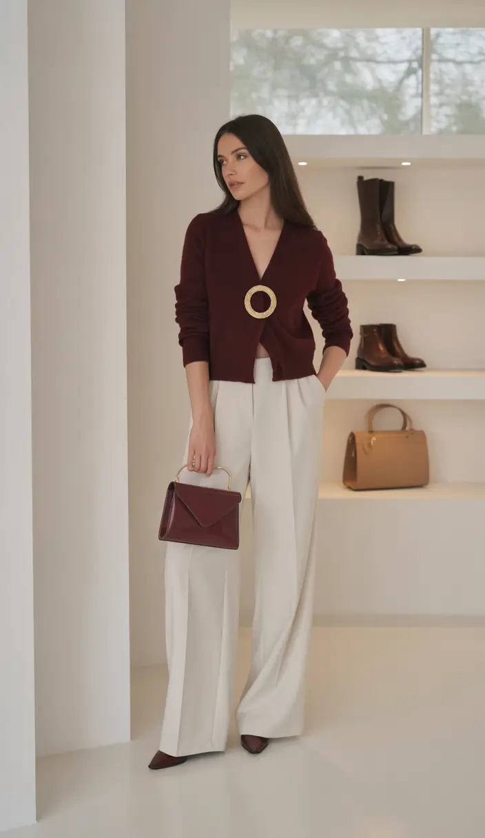 cute-fall-outfits-for-women-Wine-Red-&-Cream-But-Make-It-Art