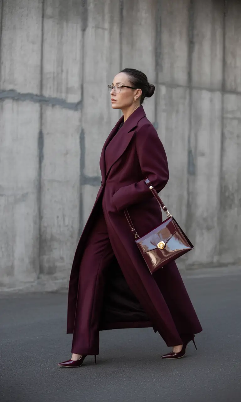 fall-outfits-for-women-over-40-All-Wine-Everything-A-Monochrome-Moment