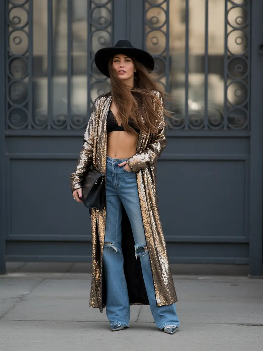 August outfits Sequins at Sunset: The Unexpected August Drama