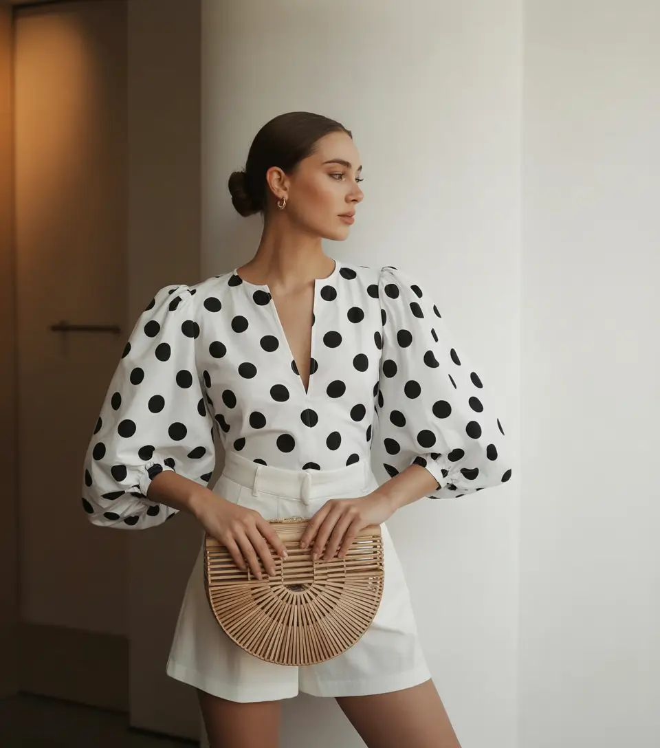 August outfits Classic Polka with a Summer Twist