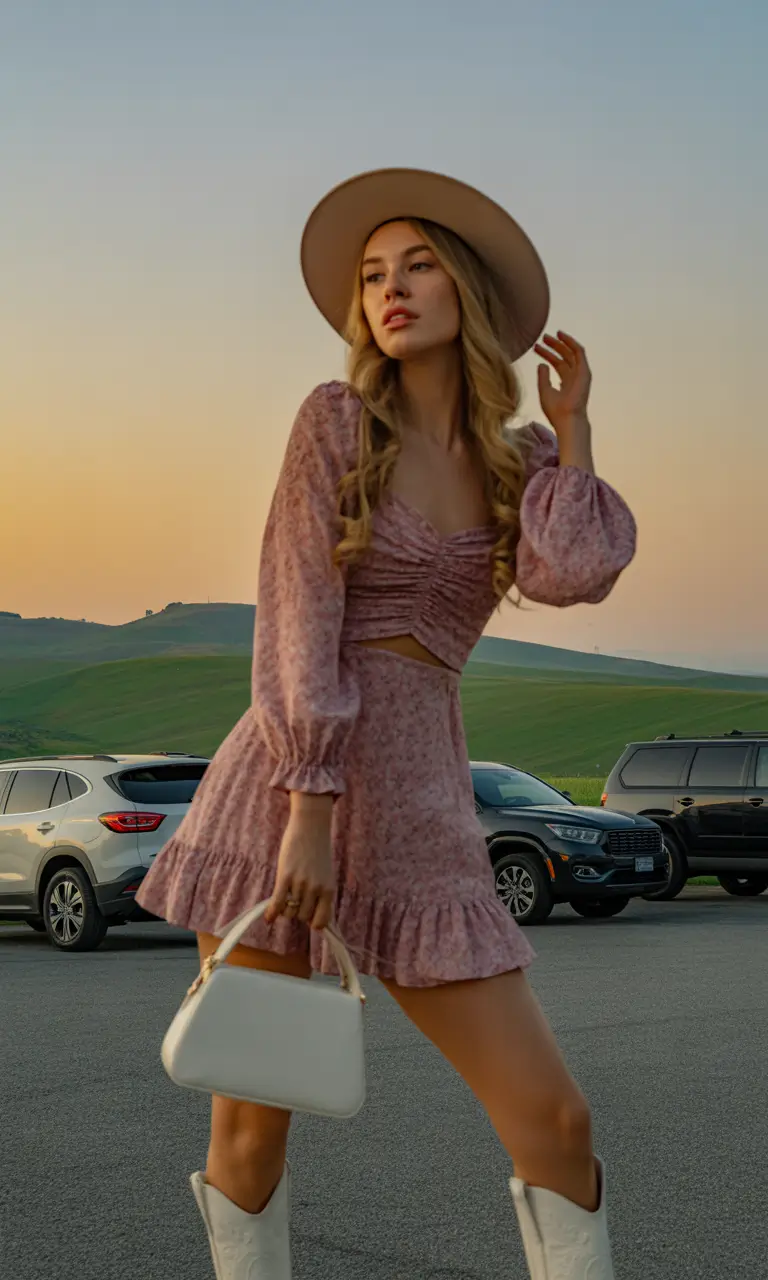 fall birthday outfits Modern West Meets Birthday Chic