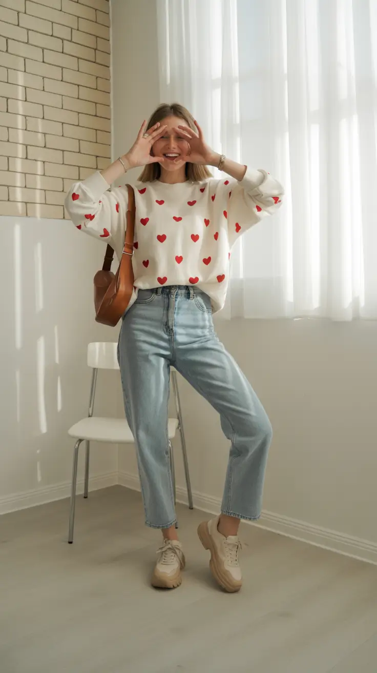 fall outfits Heart-On-Sleeve Energy
