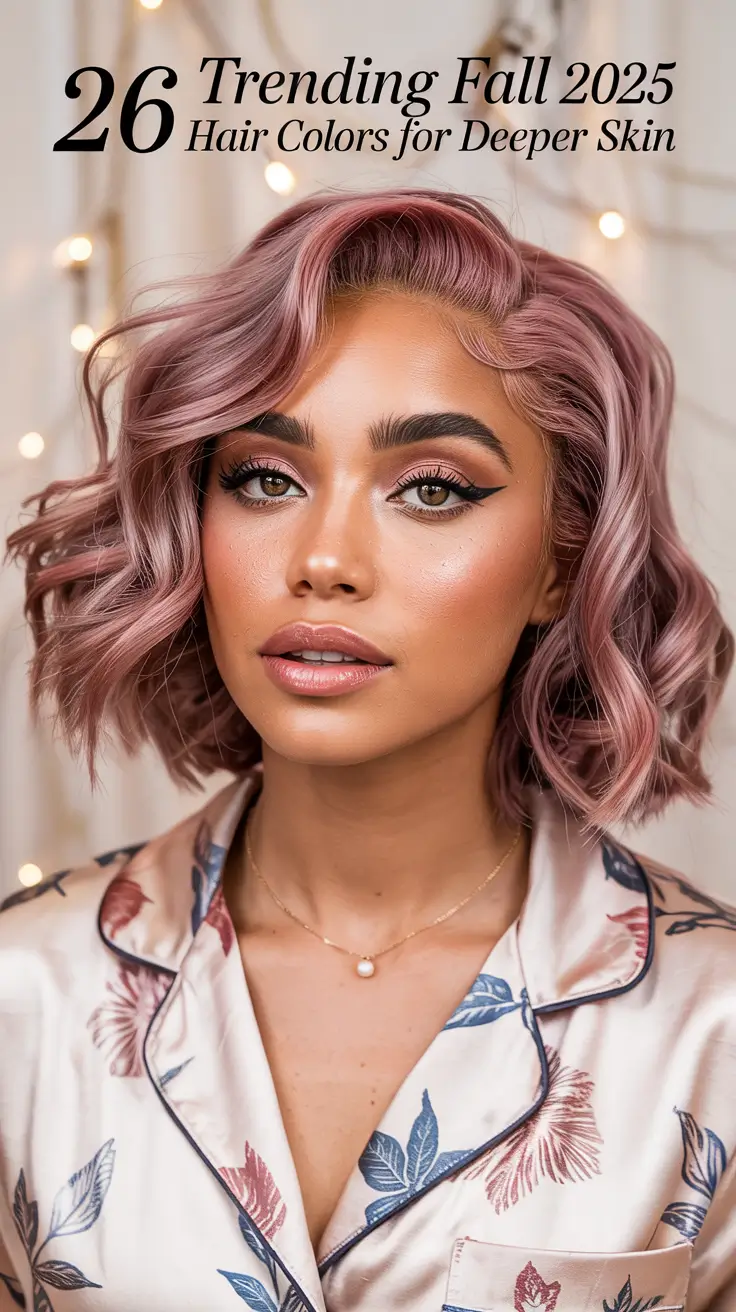 Trending Fall 2025 Hair Colors for Deeper Skin That Will Light Up Your Tone