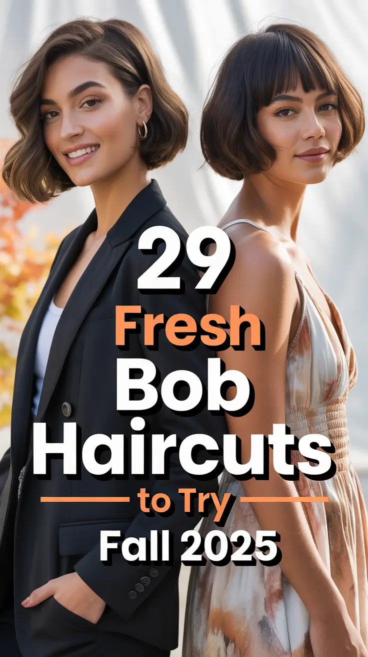 Fresh Bob Haircuts to Try Fall 2025: Cute, Short & Stacked Styles for Every Vibe