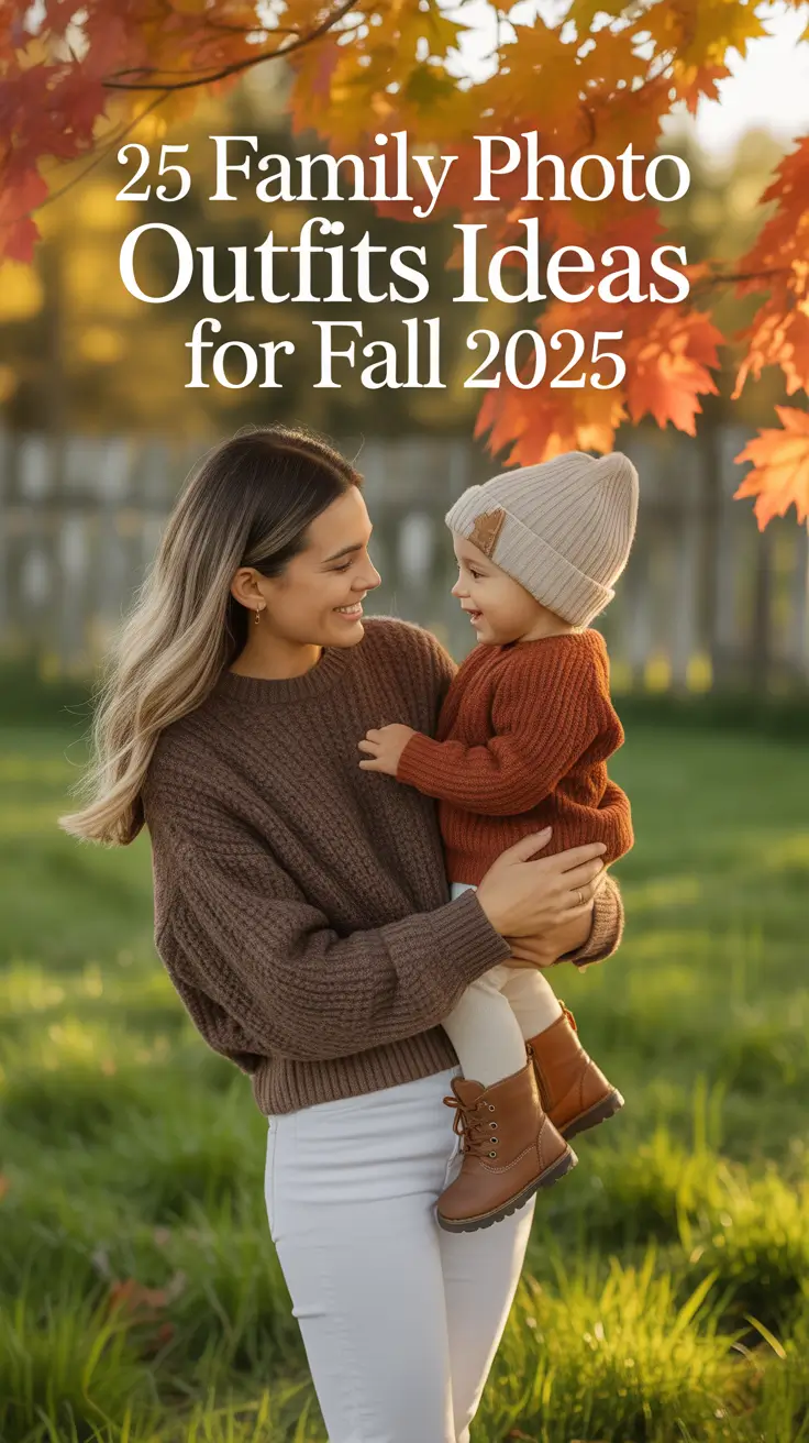 Effortless & Stylish Family Photo Outfits Ideas for Fall 2025