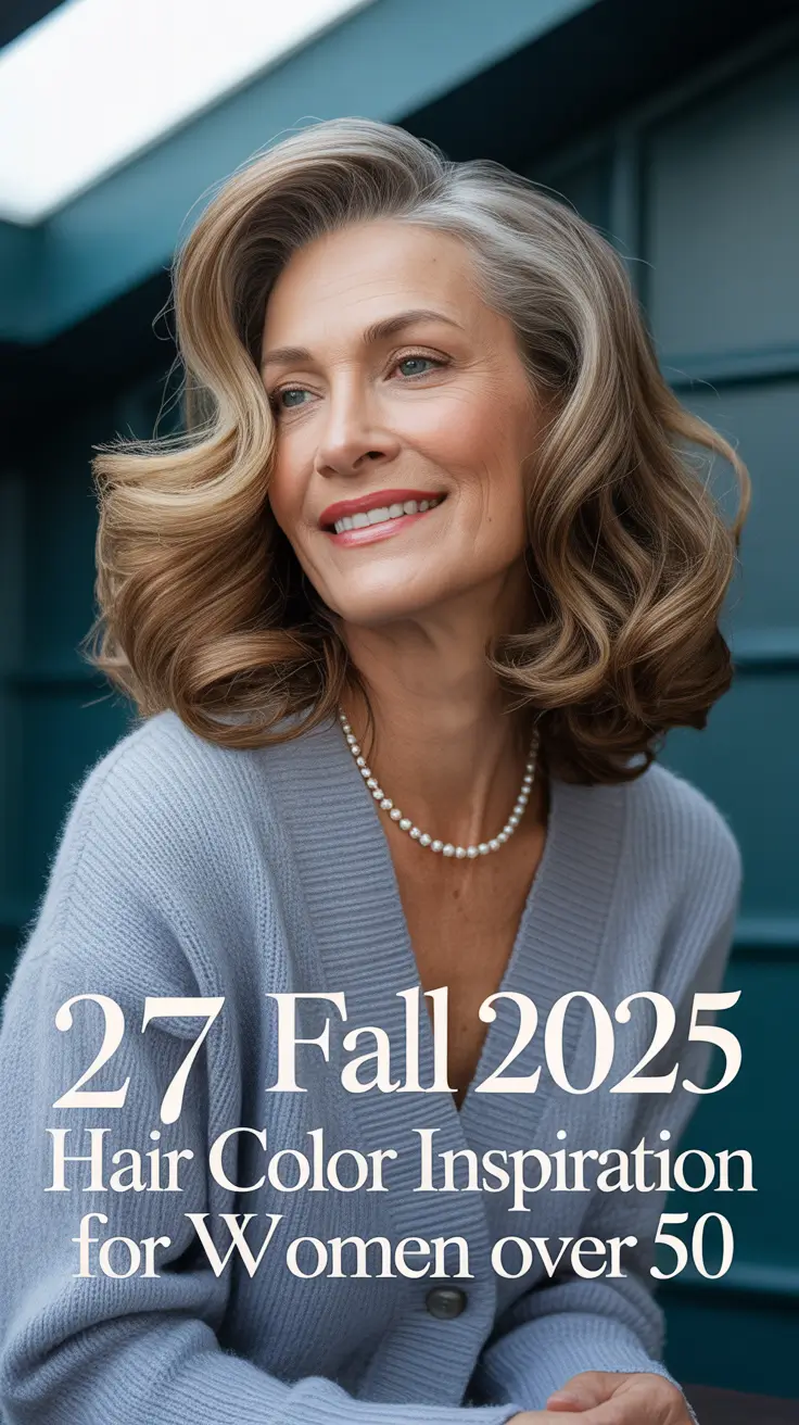 Fall 2025 Hair Color Inspiration for Women Over 50: Trending Blonde, Brunette, and Gray Shades to Try Now