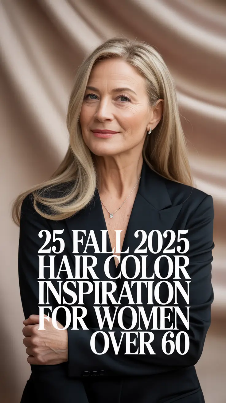 Fall 2025 Hair Color Inspiration for Women Over 60: Chic, Bold & Timeless Ideas