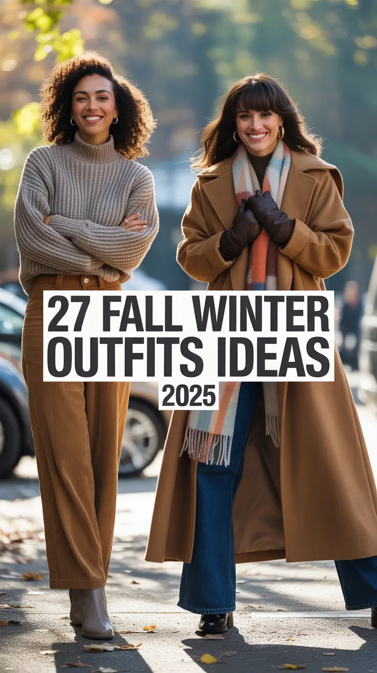 Fall Winter Outfits Ideas 2025: Chic, Cozy, and Confident Looks to Inspire Every Woman