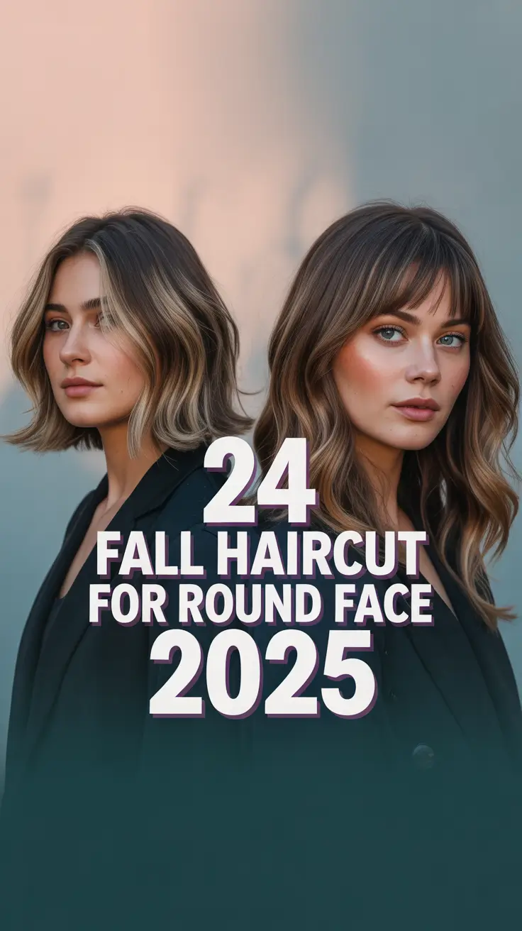 Fresh Fall Haircuts for Round Faces 2025: From Short Layers to Long Curtain Bangs