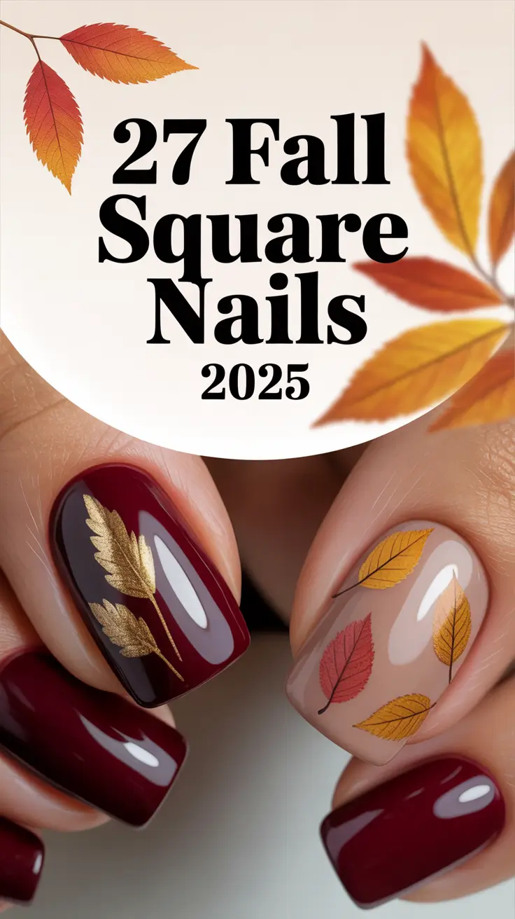 Fall Square Nails 2025: Chic Autumn Designs for Every Length and Mood