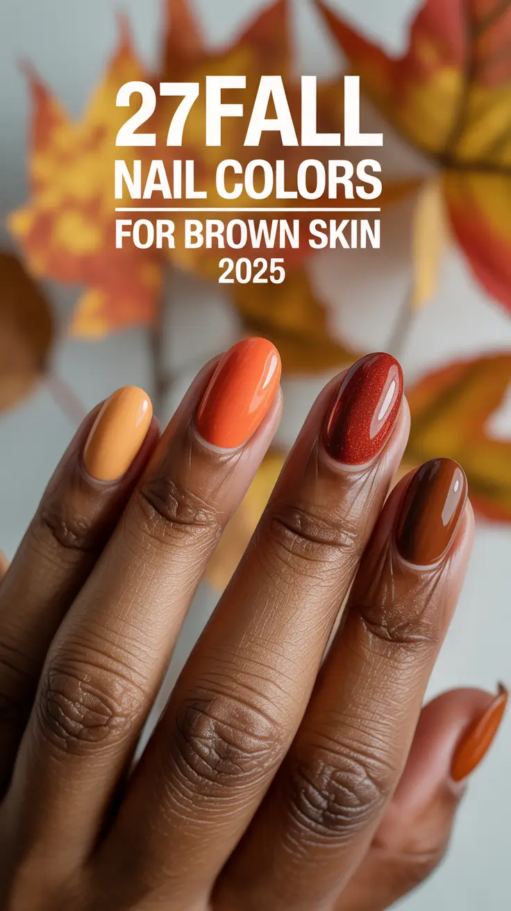 Fall Nail Colors for Brown Skin 2025: Elegant, Natural & Bold Looks for Every Tone