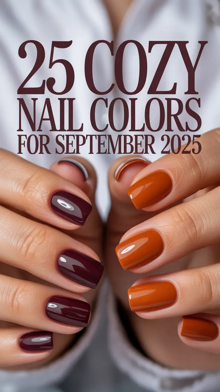 Cozy Nail Colors for September 2025 That Are Trending Everywhere Right Now