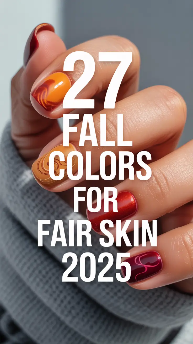 Fall Nail Colors for Fair Skin 2025: Chic Ideas from Light Browns to Olive Tones