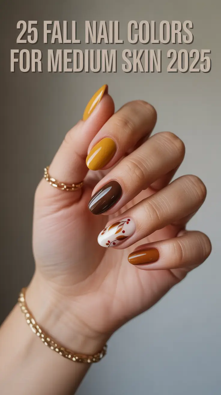 Fall Nail Colors for Medium Skin 2025: Inspo for Every Tone, From Light Neutrals to Deep Browns