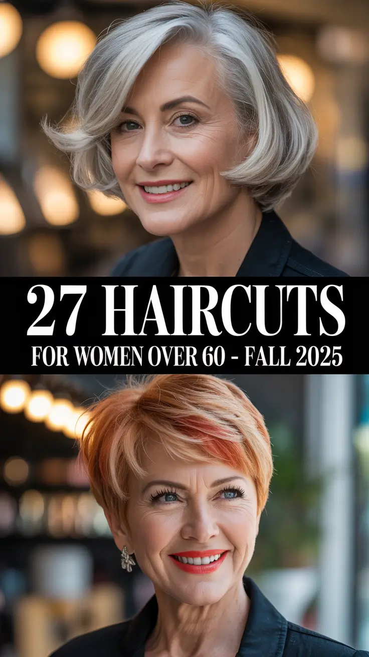 Chic & Confident: Haircuts for Women Over 60 – Fall 2025 Style Guide