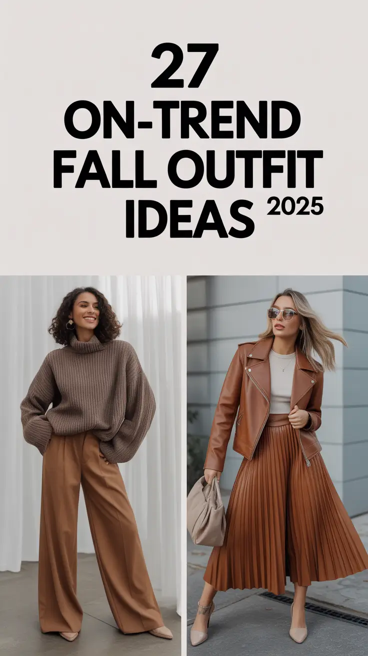On-Trend Fall Outfits Ideas 2025: Casual Classy Looks for Every Style Mood