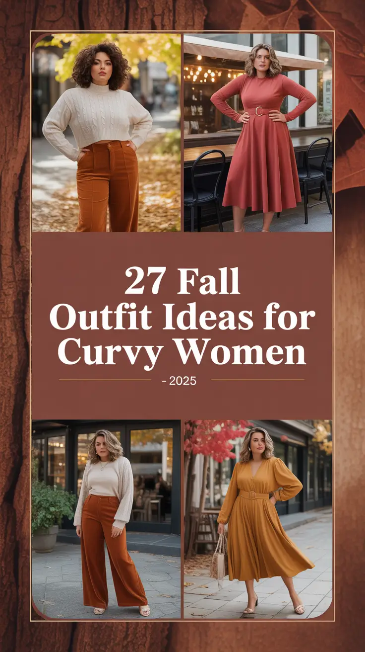 Fall Outfit Ideas for Curvy Women in 2025 That Are Trendy, Chic & Seriously Wearable
