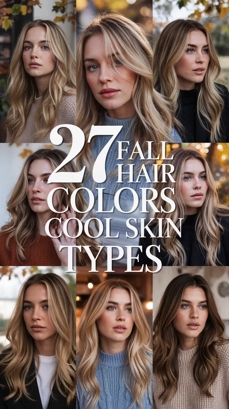 Fall Hair Colors for Cool Skin Types — 2025: Stunning Shades for Blue Eyes, Brunettes & Pale Tones