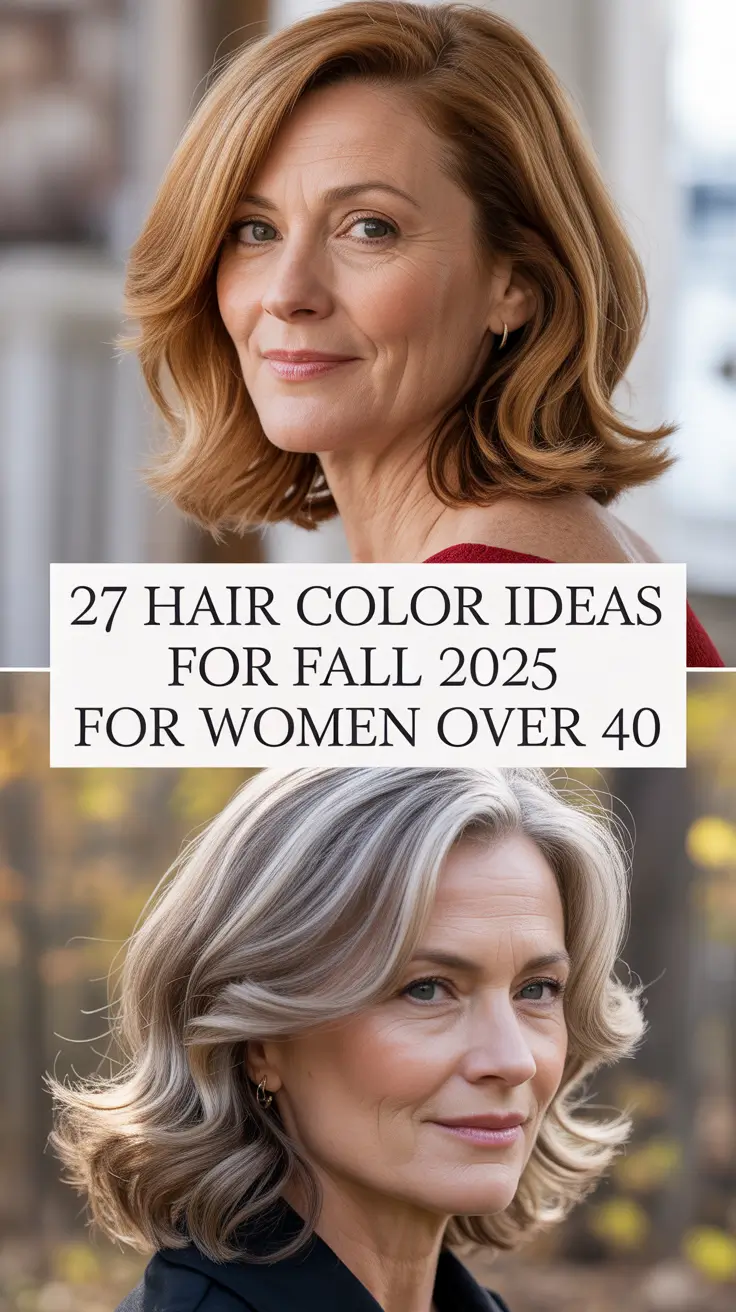 Hair Color Ideas for Fall 2025 for Women Over 40: Seasonal Trends You’ll Actually Want to Try
